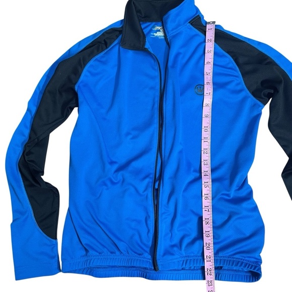 GUC Canari Blue/Black Front Zip Men’s Cycling Jersey Sz M - Picture 7 of 8